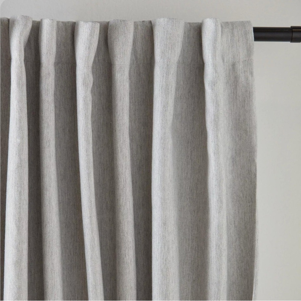 Bouclair Light Grey Blackout Curtain